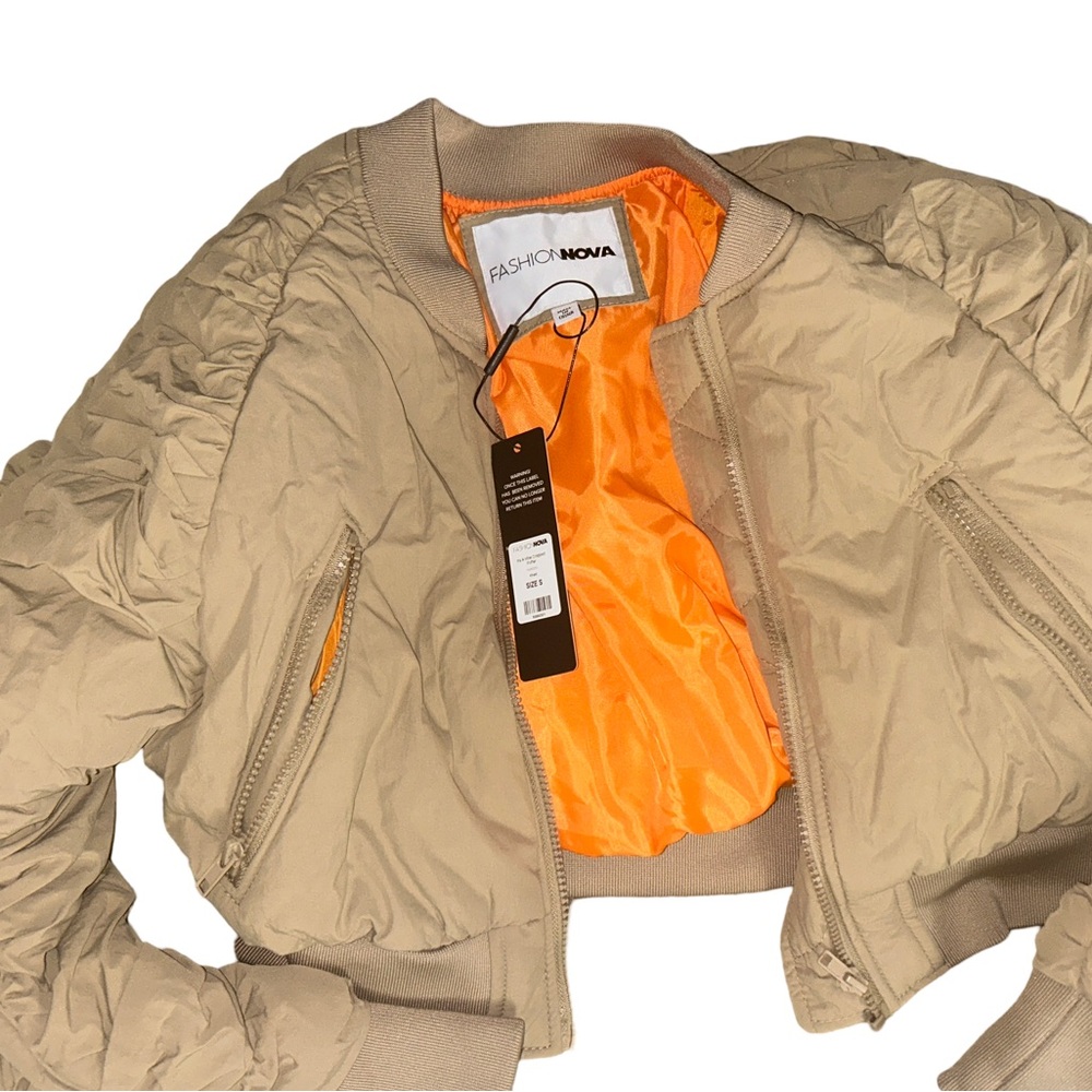 Cropped Bomber Jacket